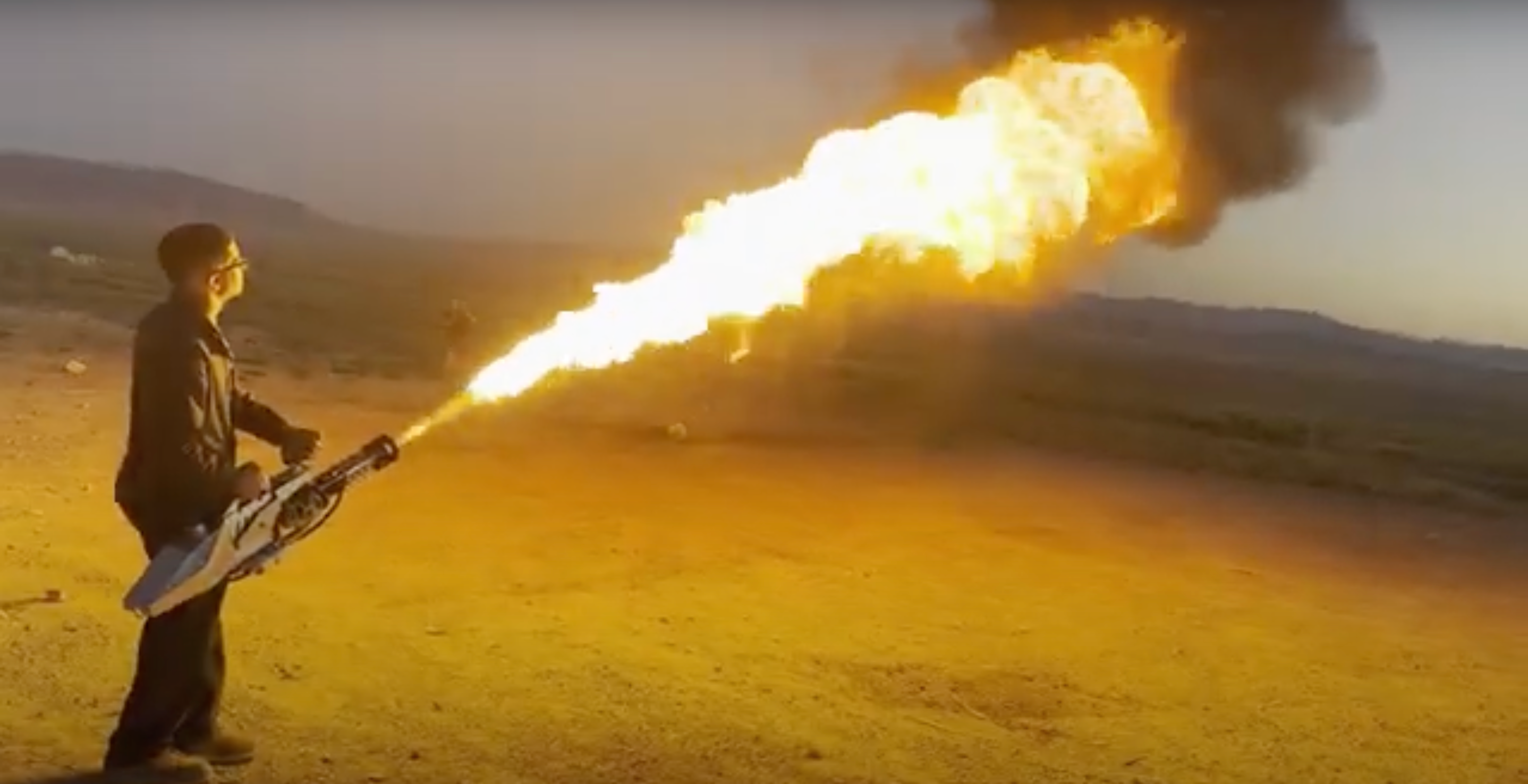 Load video: Big Boy Flamethrower Showcase